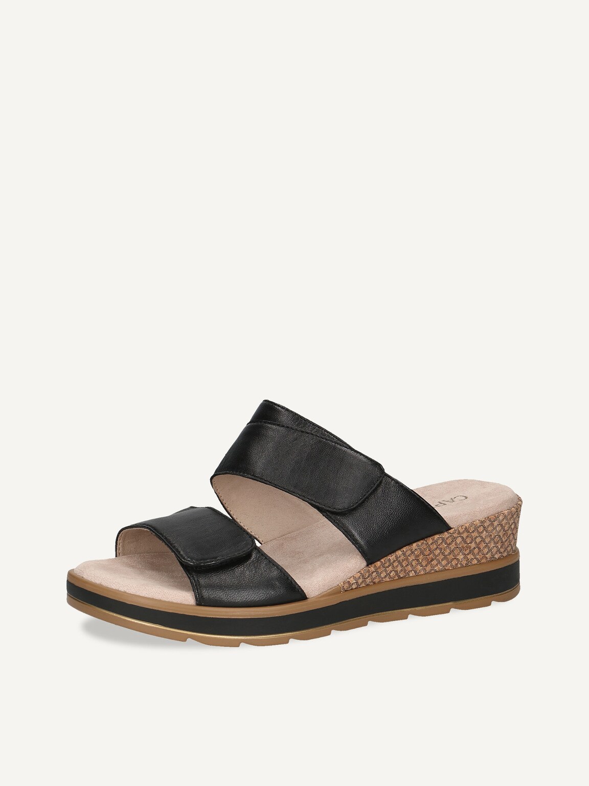 Caprice, Leather Mule - black BLACK SOFTNAP., image 1 of 7