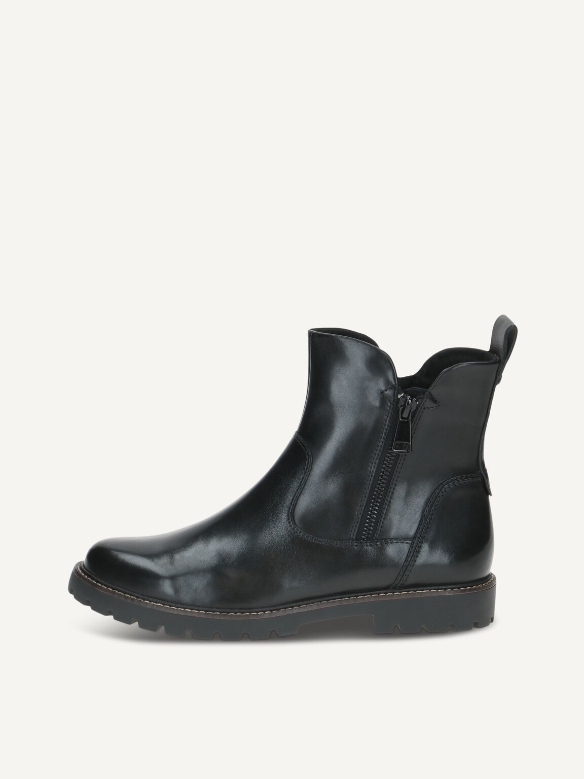 Caprice, Leather Bootie - black BLACK NAPPA, image 2 of 5
