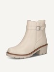 Not selected, Caprice, Leather Bootie - white warm lining OFFWHITE PERL.