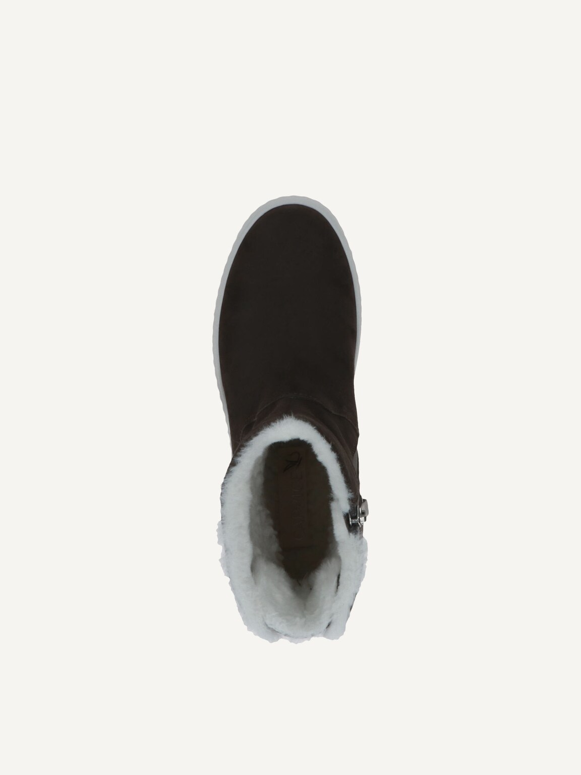 Caprice, Leather Bootie - grey warm lining DK GREY SUEDE, image 5 of 5