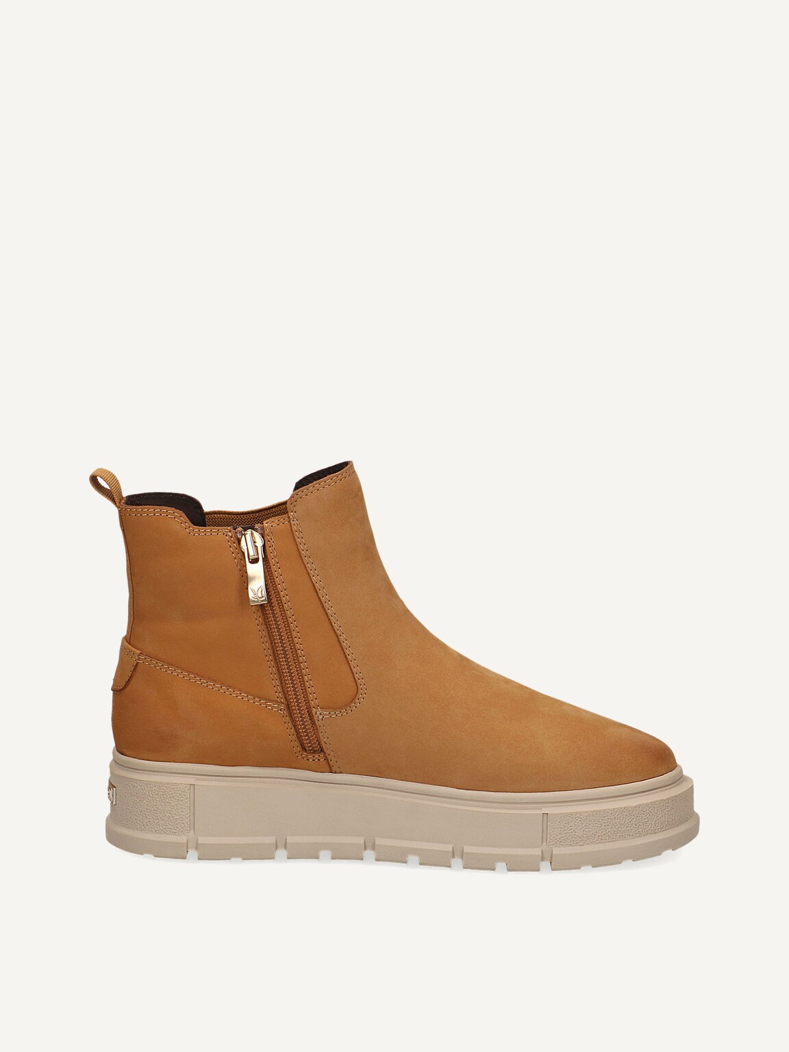 Caprice, Leather Bootie - yellow CURRY NUBUC, image 3 of 5