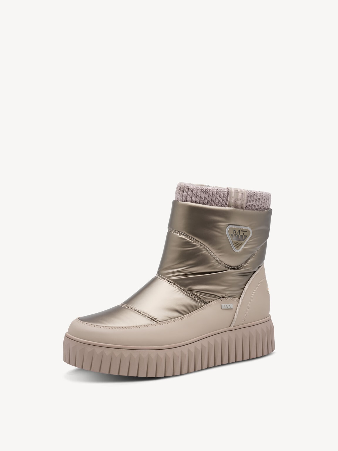 Marco Tozzi, Bootie - beige warm lining, TAUPE COMB, Image 2 of 6
