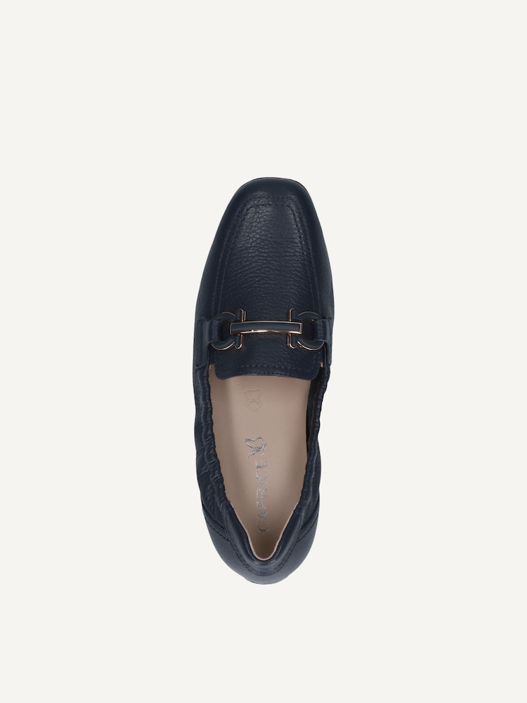 Caprice, Slipper en cuir - bleu OCEAN DEER, image 4 sur 5