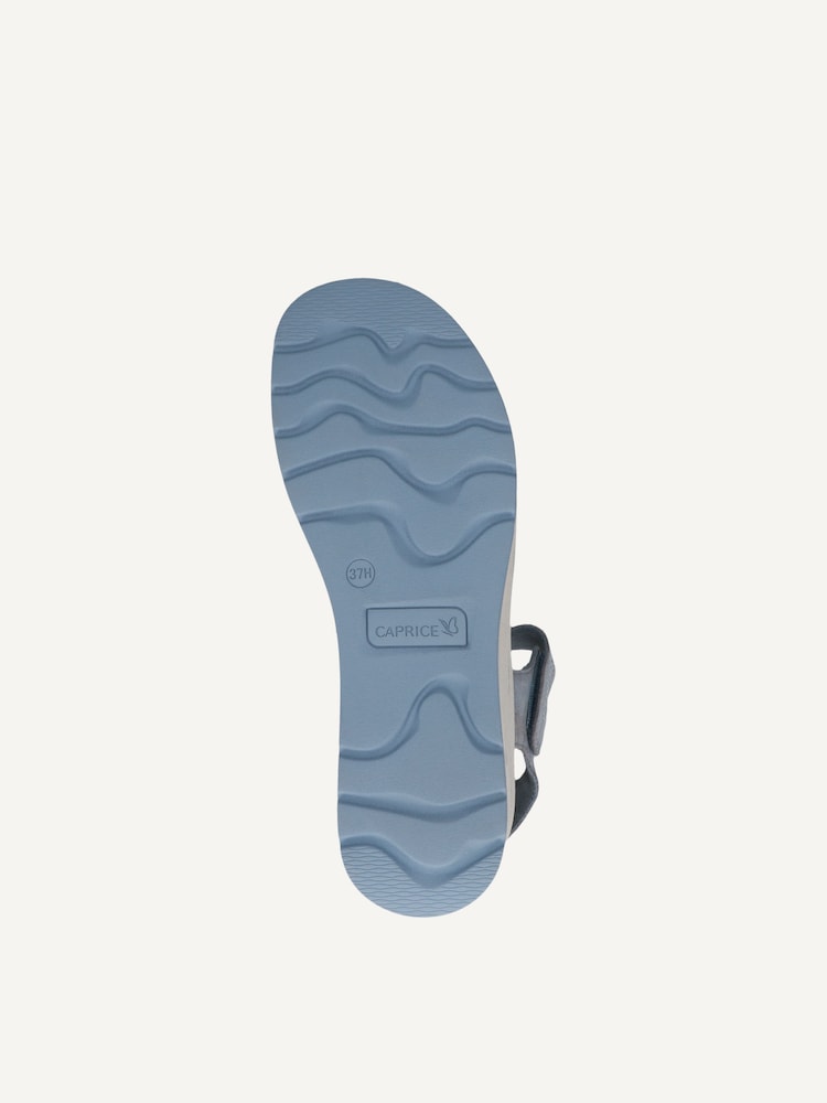 Caprice, Leather Heeled sandal - blue BLUE MULTI, image 5 of 6