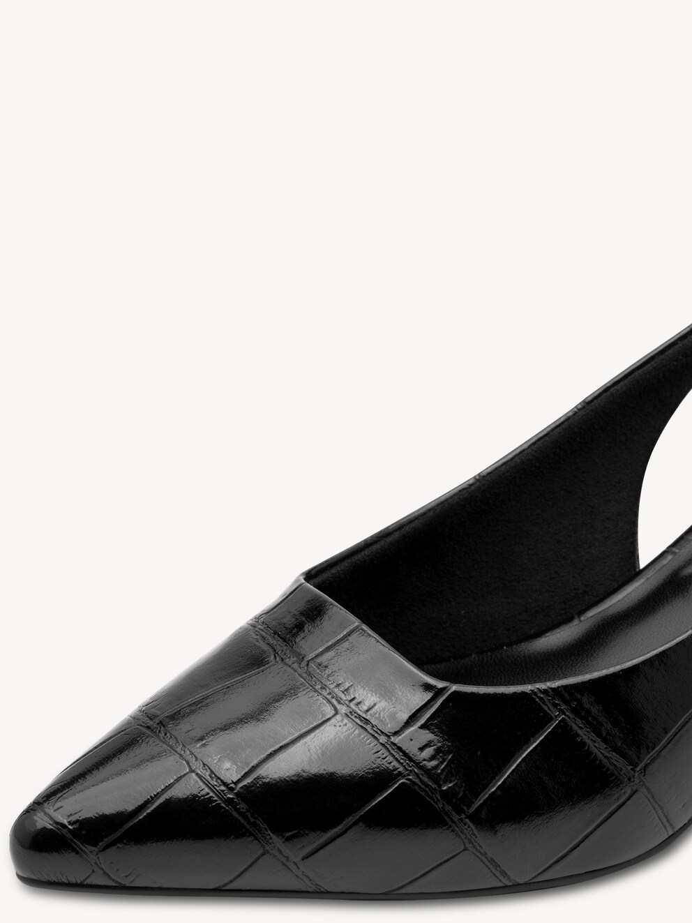 Marco Tozzi, Pumps - sort BLACK CROCO, billede 4 af 6