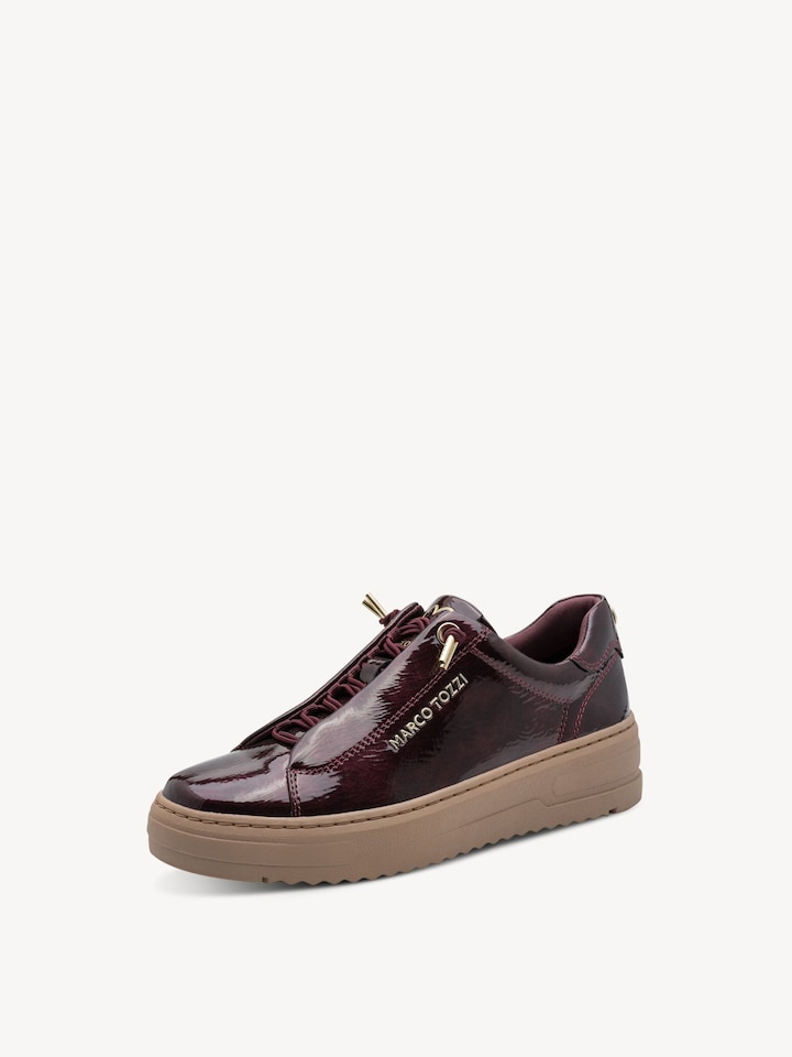 Marco Tozzi, Sportowe - czerwony MULBERRY PAT.