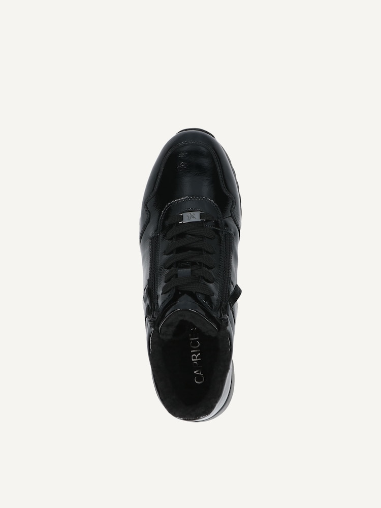 Caprice, Basket en cuir - noir doublure chaude BLACK NAPLAK, image 4 sur 5