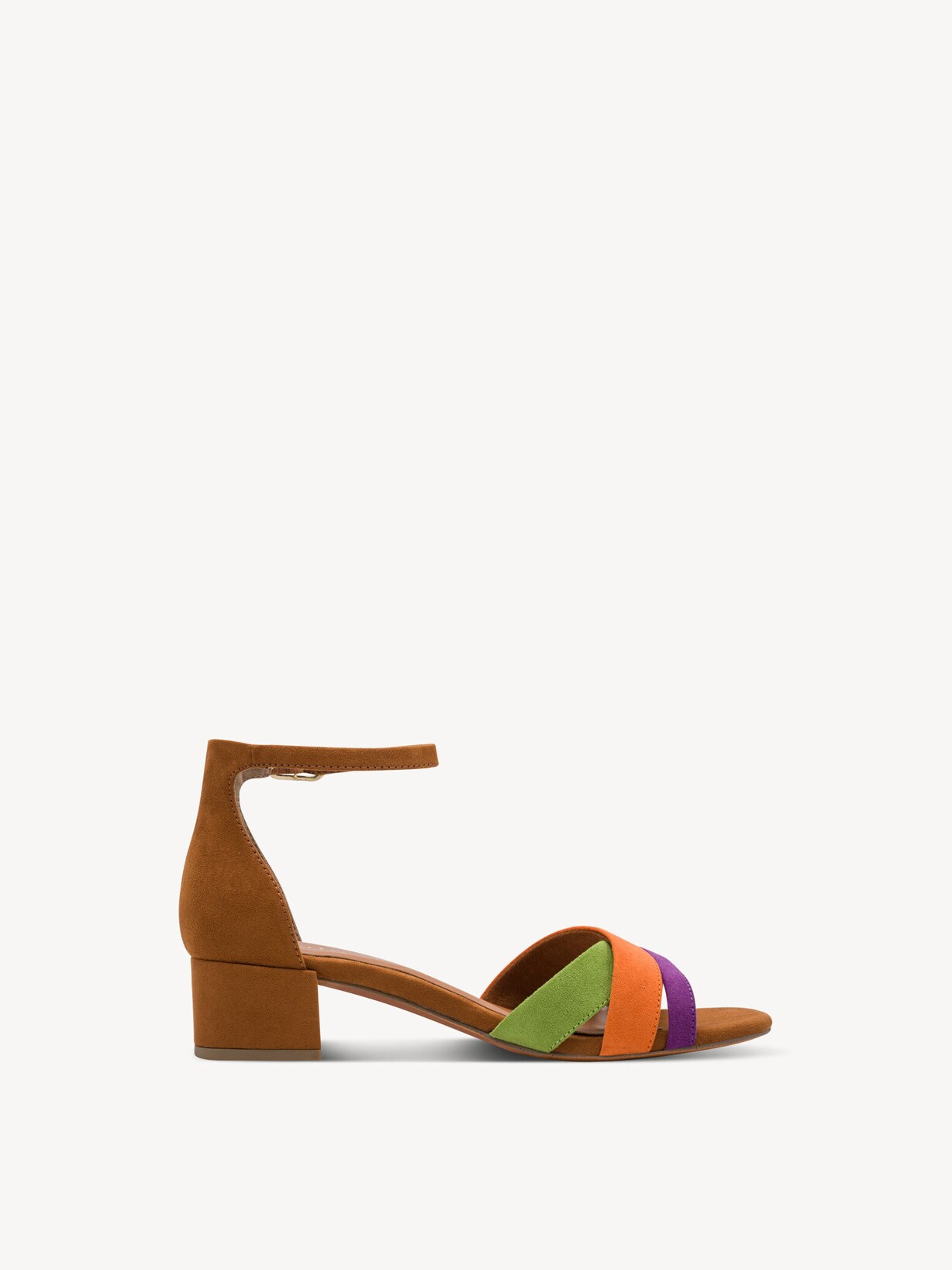 Marco Tozzi, Heeled sandal - brown COGNAC MULTI, image 6 of 6