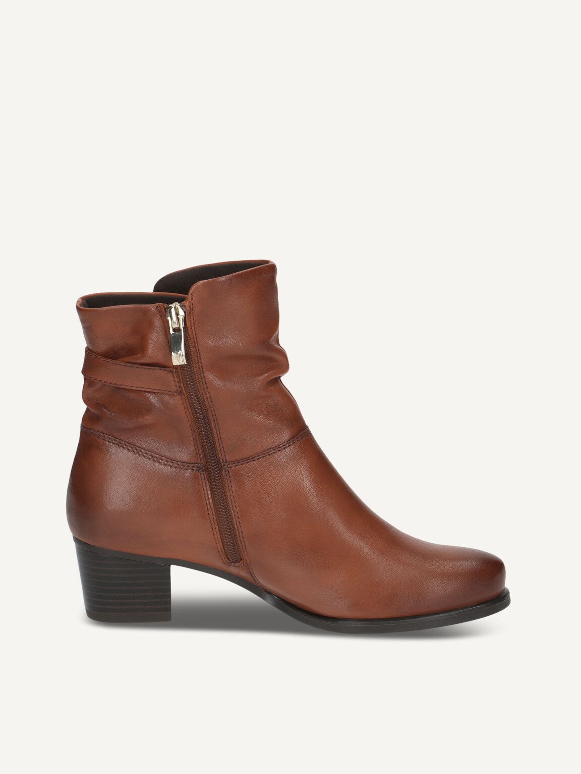 Caprice, Leather Bootie - brown COGNAC NAPPA, image 4 of 6