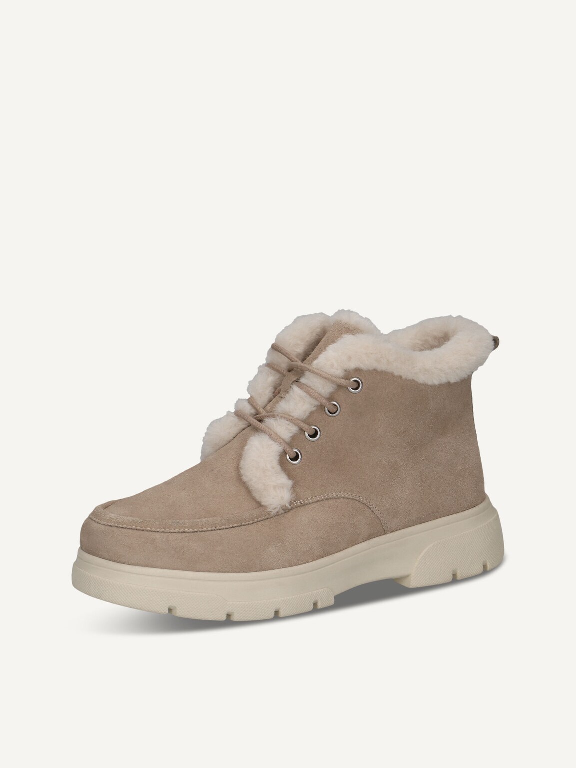 Caprice, Bootie - beige warm lining SAND SUEDE, image 1 of 5