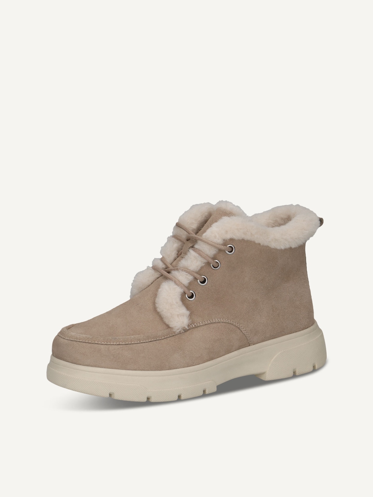 Caprice, Bottine - beige doublure chaude SAND SUEDE, image 2 sur 5
