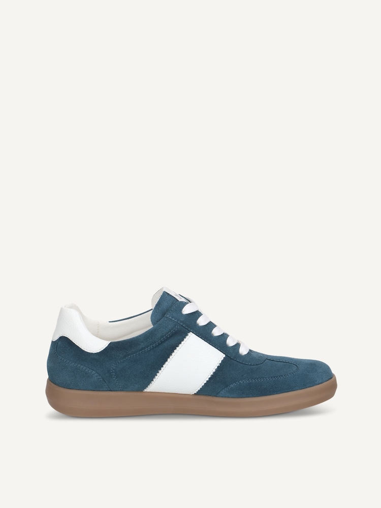 Caprice, Basket en cuir - bleu OCEAN/WHITE, image 3 sur 5