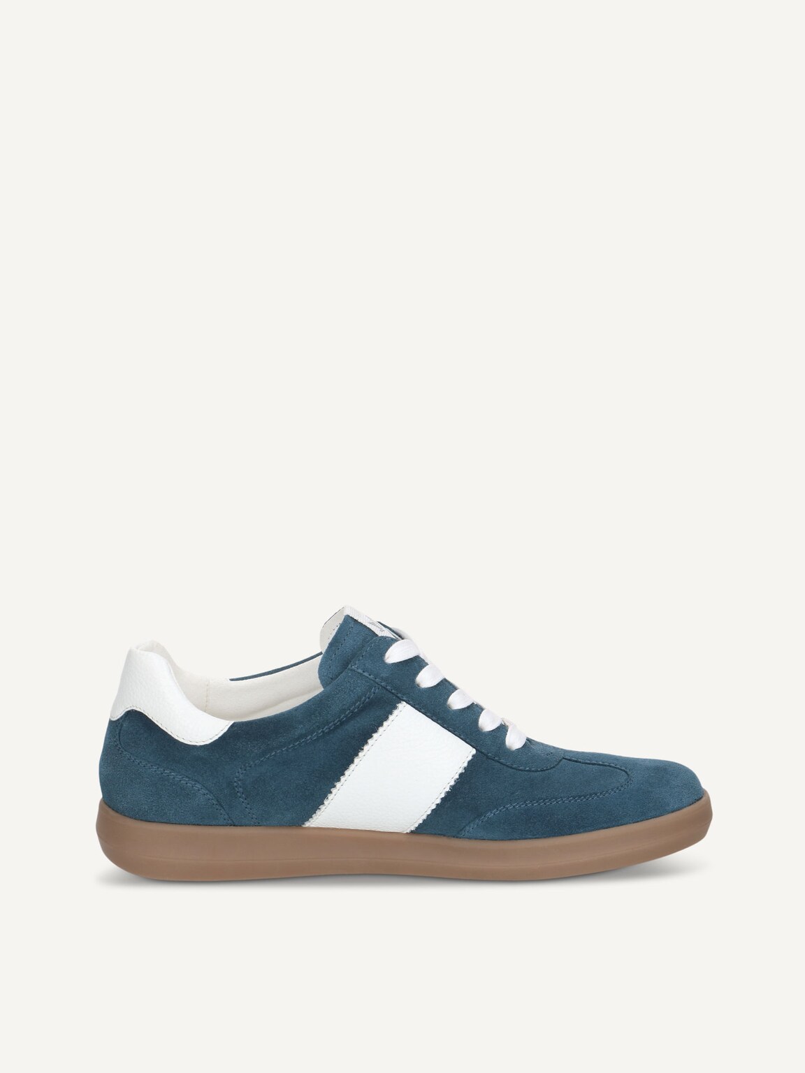 Caprice, Leather Sneaker - blue OCEAN/WHITE, image 3 of 5
