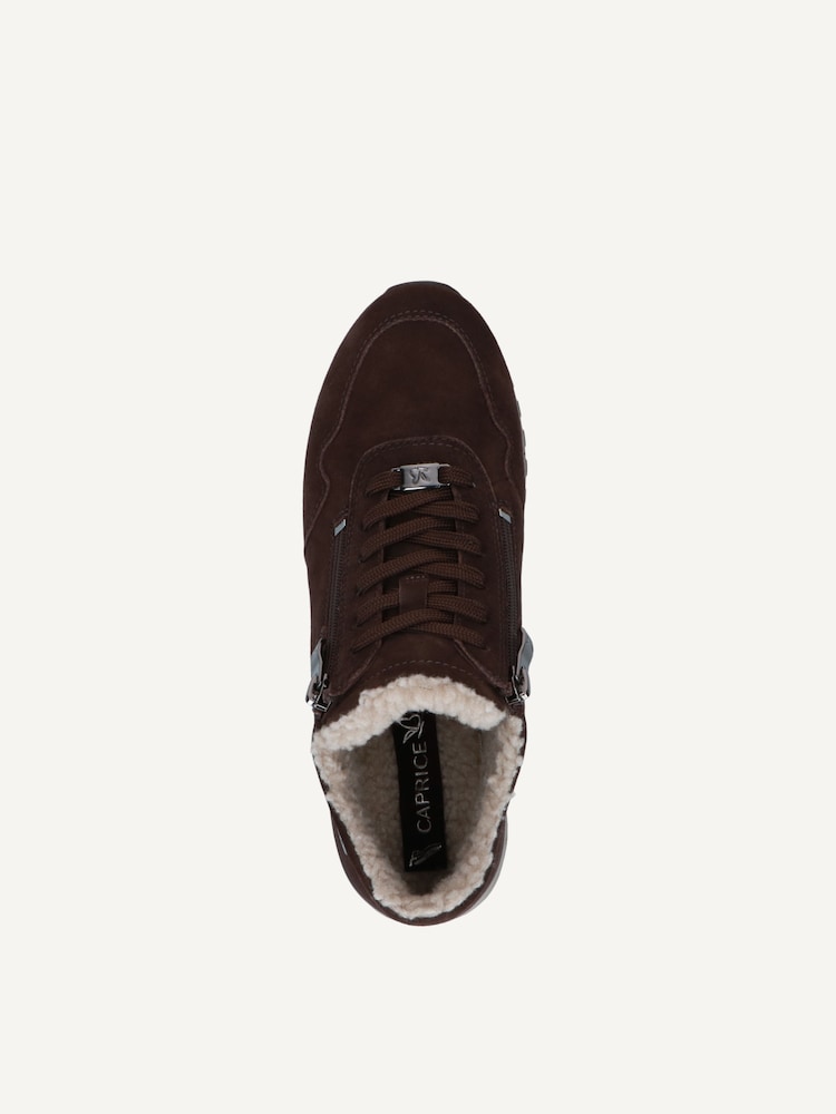 Caprice, Ledersneaker - braun Warmfutter DK BROWN SUEDE, Bild 4 von 5