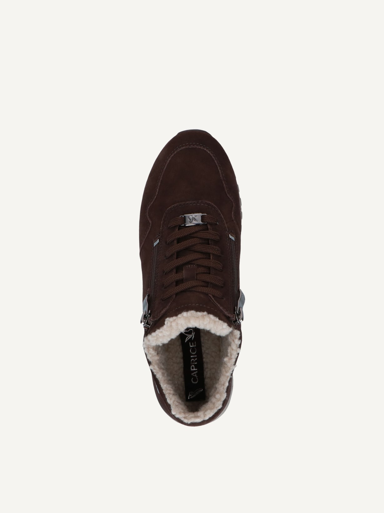 Caprice, Ledersneaker - braun Warmfutter DK BROWN SUEDE, Bild 4 von 5