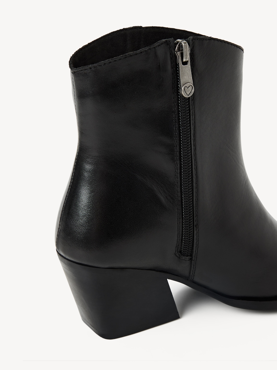 Marco Tozzi, Leather Bootie - black, BLACK, Image 5 of 6