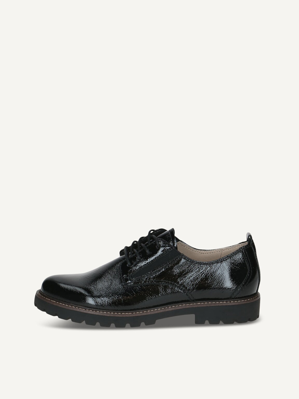 Caprice, Leather Low shoes - black BLACK NAPLAK, image 2 of 5