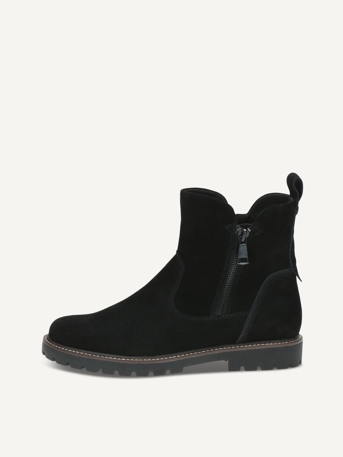 Caprice, Leather Bootie - black BLACK SUEDE, image 2 of 5