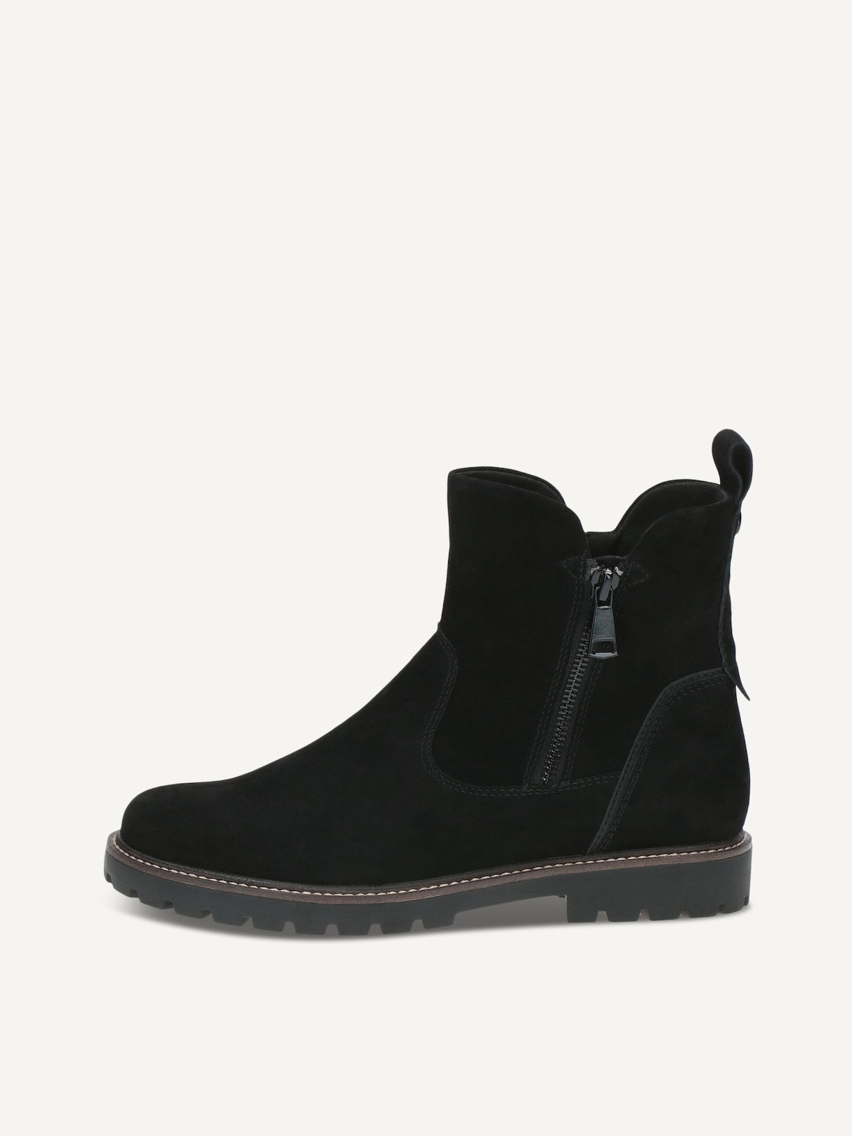 Caprice, Bottine en cuir - noir BLACK SUEDE, image 1 sur 5