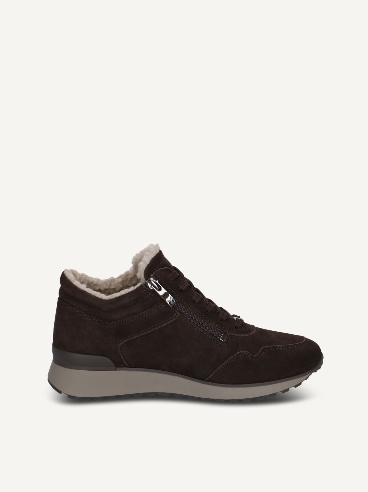 Caprice, Ledersneaker - braun Warmfutter DK BROWN SUEDE, Bild 3 von 5
