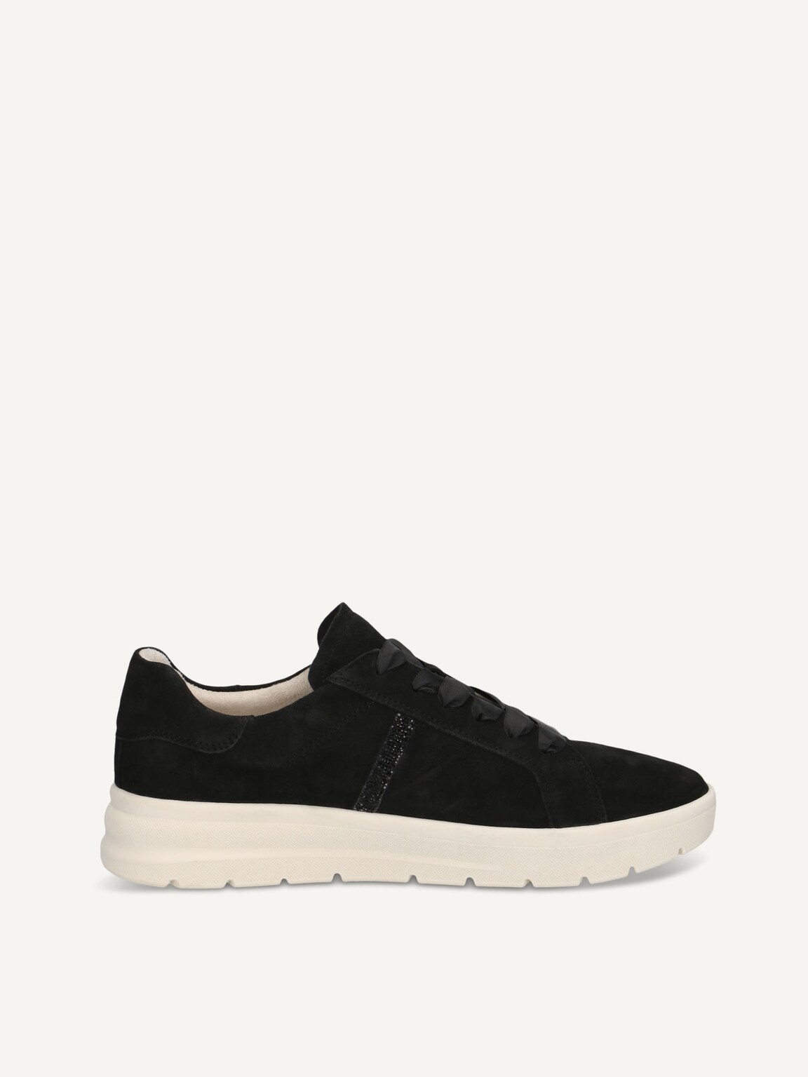Caprice, Leather Low shoes - black BLACK SUEDE, image 4 of 6