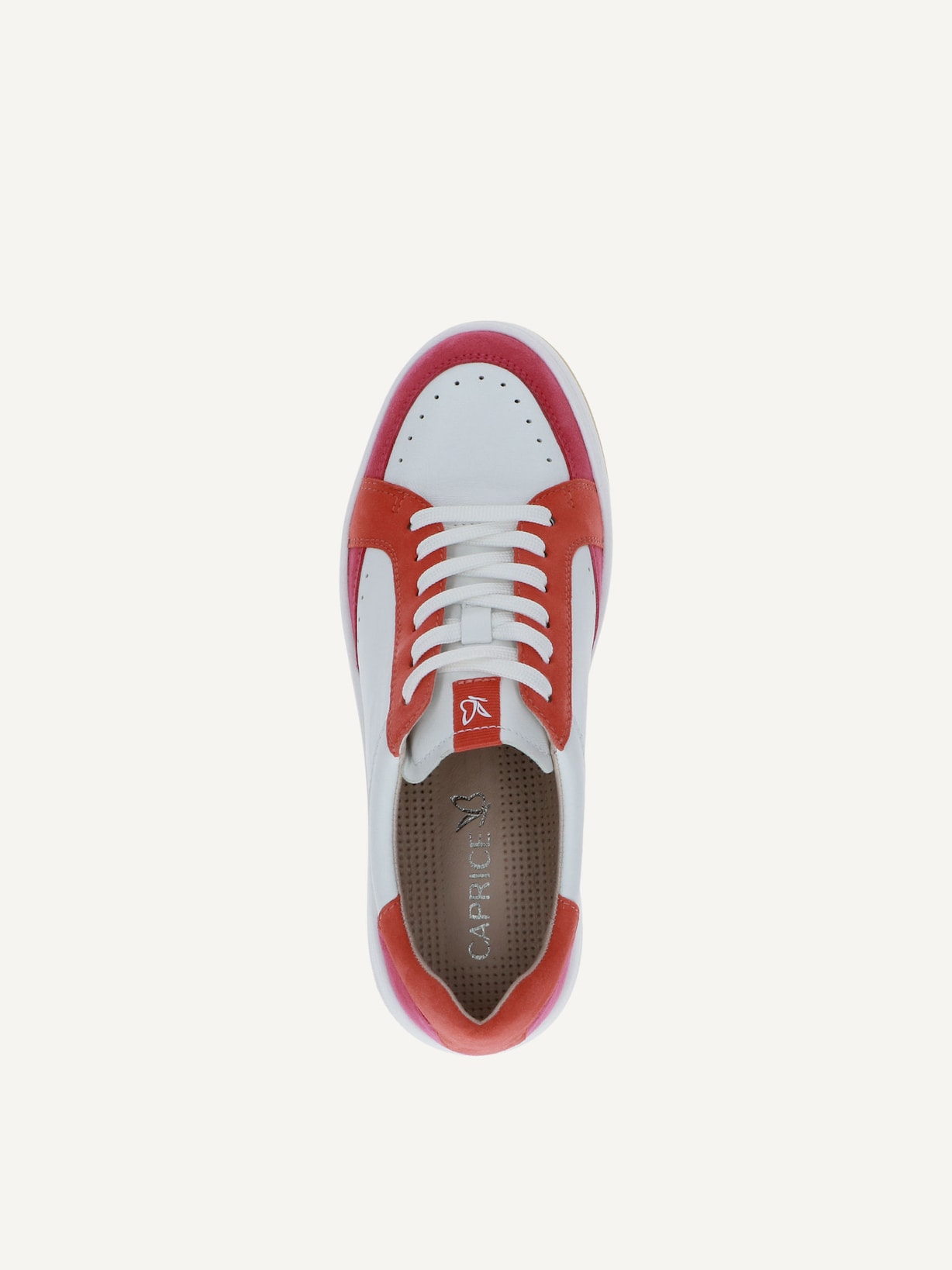 Caprice, Basket en cuir - blanc WHITE COMB, image 4 sur 5
