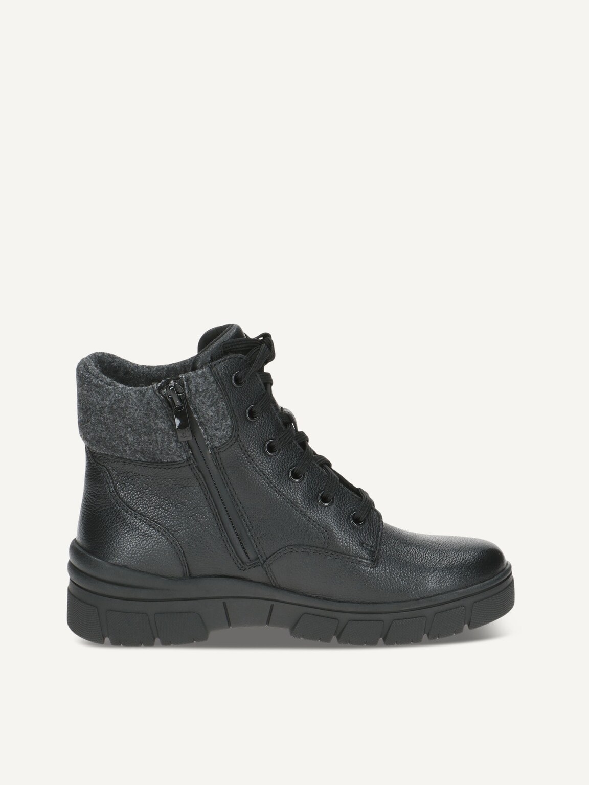 Caprice, Bootie - black warm lining BLACK NAPPA, image 3 of 5