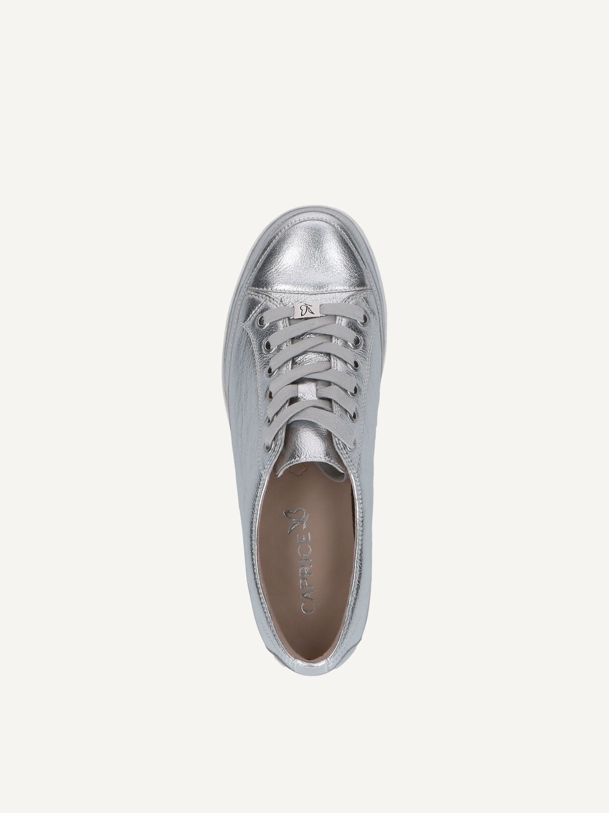 Caprice, Basket en cuir - argent SILVER METALL., image 4 sur 5
