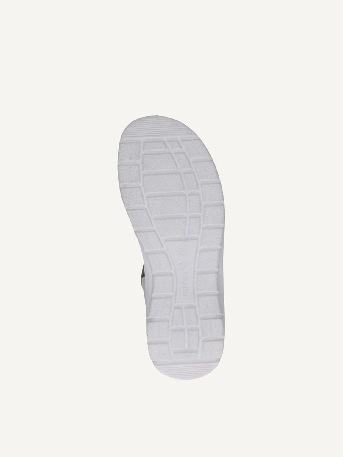 Caprice, Leather Sandal - white OFFWH/LT GOLD, image 5 of 6