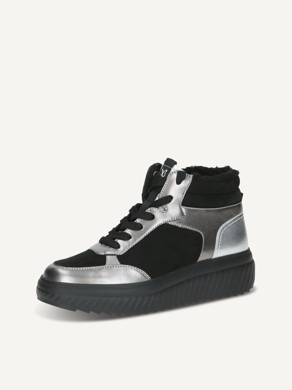 Caprice, Leather Bootie - black warm lining BLACK COMB, image 1 of 6