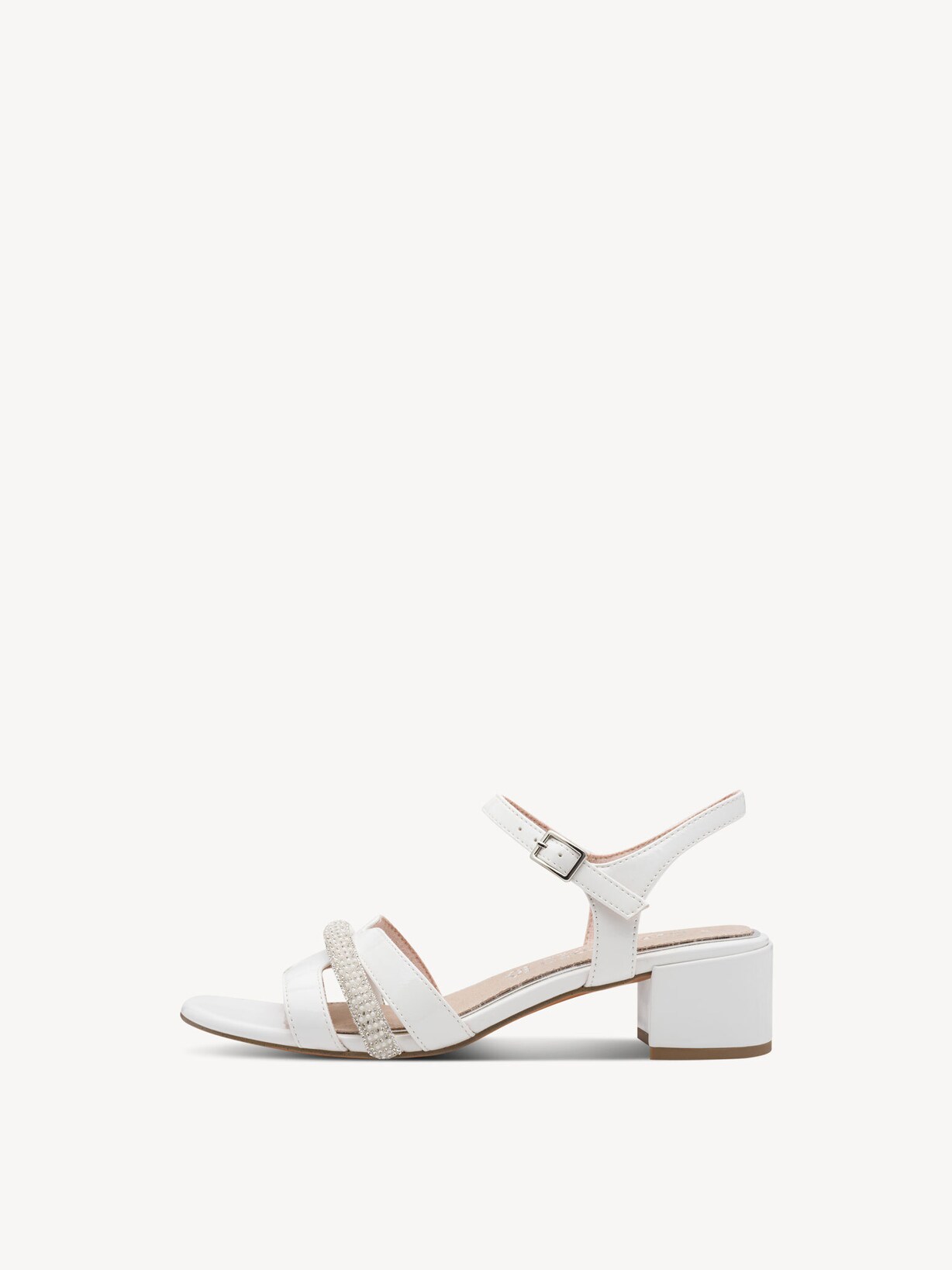 Marco Tozzi, Sandalo - beige IVORY PATENT, immagine 3 di 7