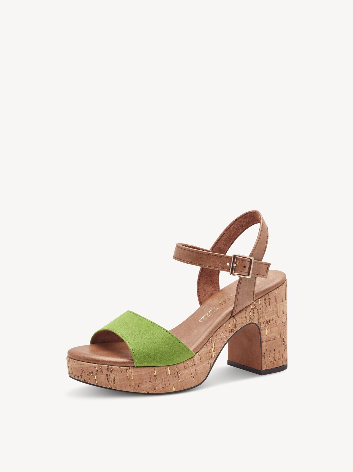 Marco Tozzi, Sandale - vert APPLE COMB, image 1 sur 6