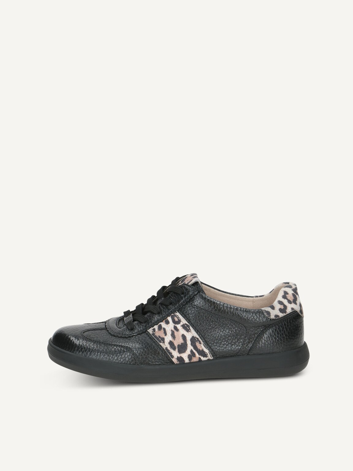 Caprice, Leather Sneaker - black BLACK DEER COM, image 2 of 5