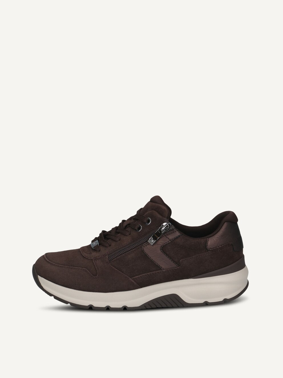 Caprice, Leather Sneaker - brown DK BROWN COMB, image 1 of 5