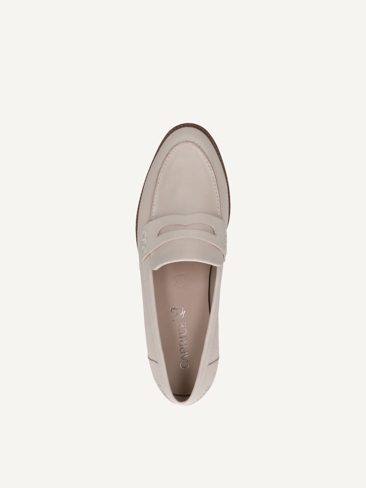 Caprice, Slipper en cuir - blanc OFFWHITE NAPPA, image 4 sur 5