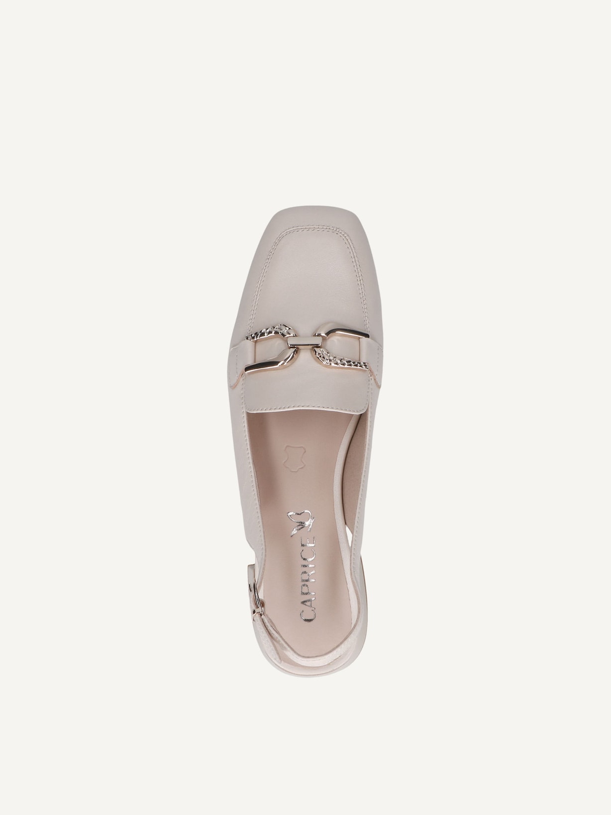 Caprice, Escarpin en cuir - beige CREAM PERLATO, image 5 sur 6