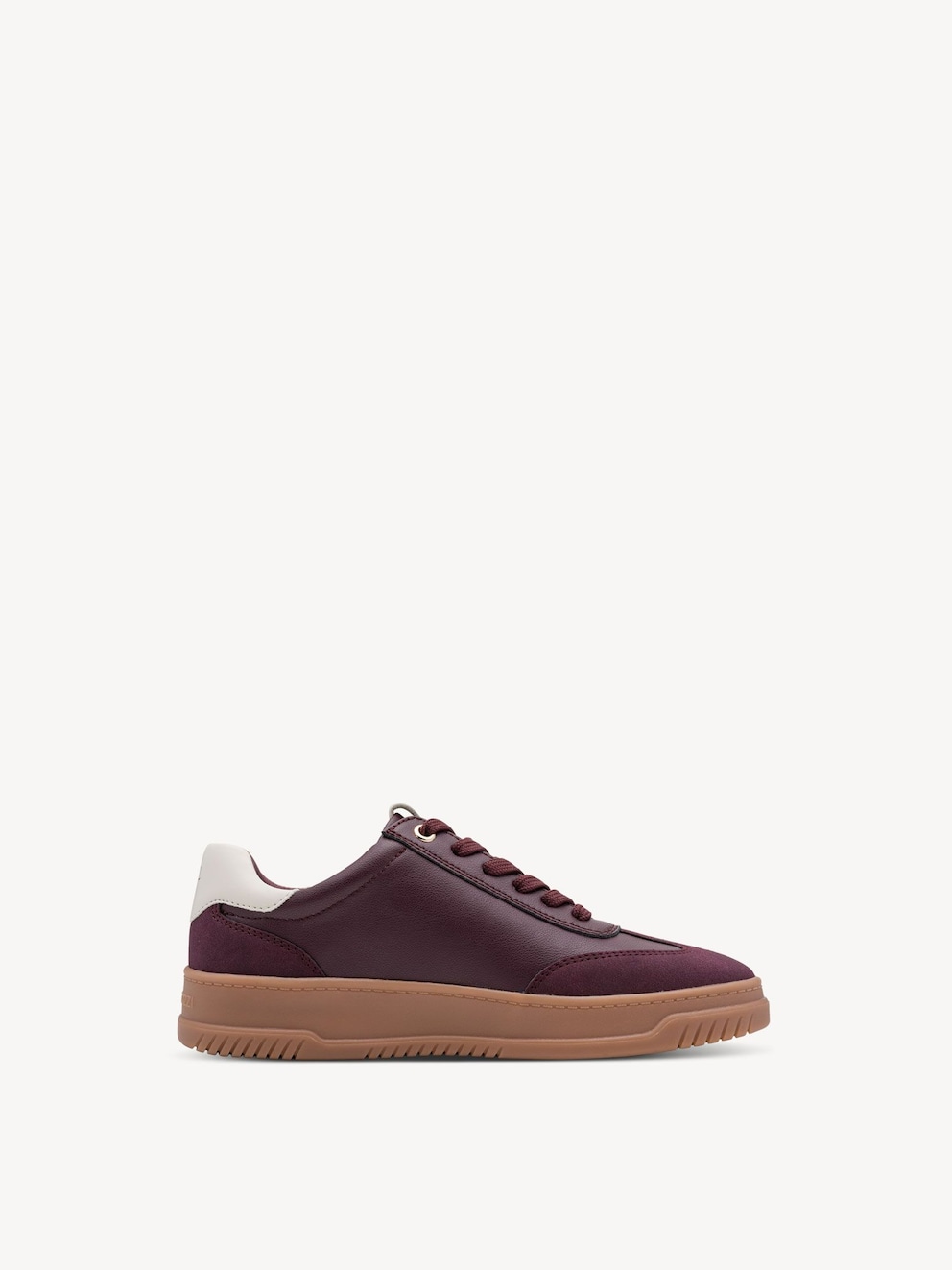 Marco Tozzi, Sportowe - czerwony MULBERRY COMB, obraz 7 z 7
