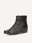 Selected, Caprice, Leather Bootie - brown DK BROWN NAPPA