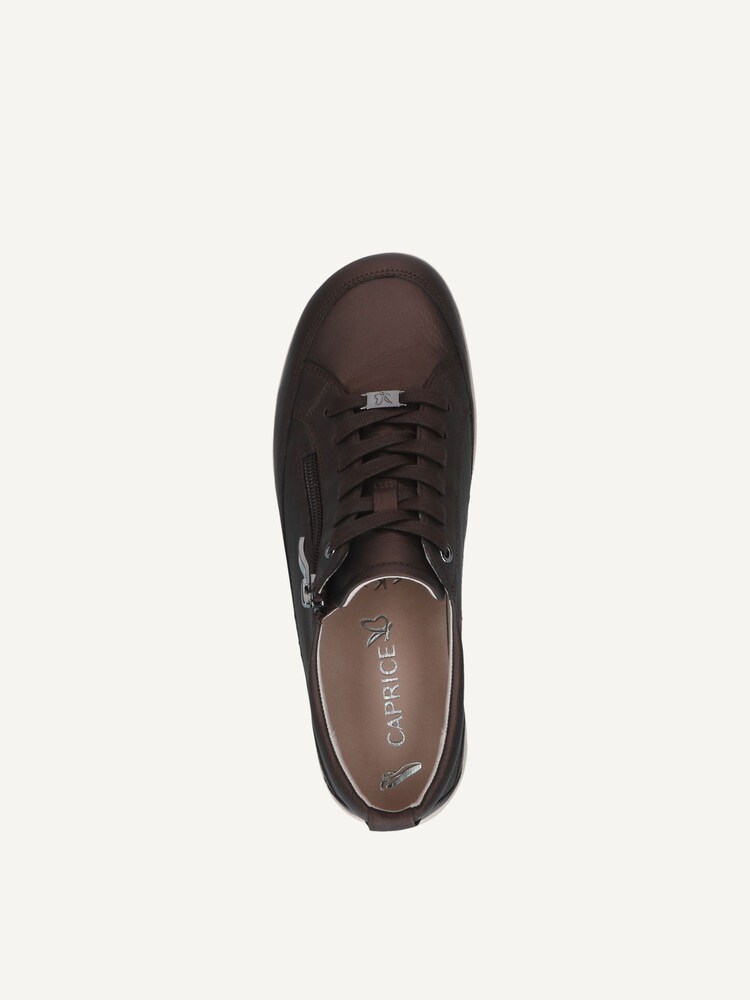Caprice, Leather Low shoes - brown DK BROWN MET, image 6 of 6