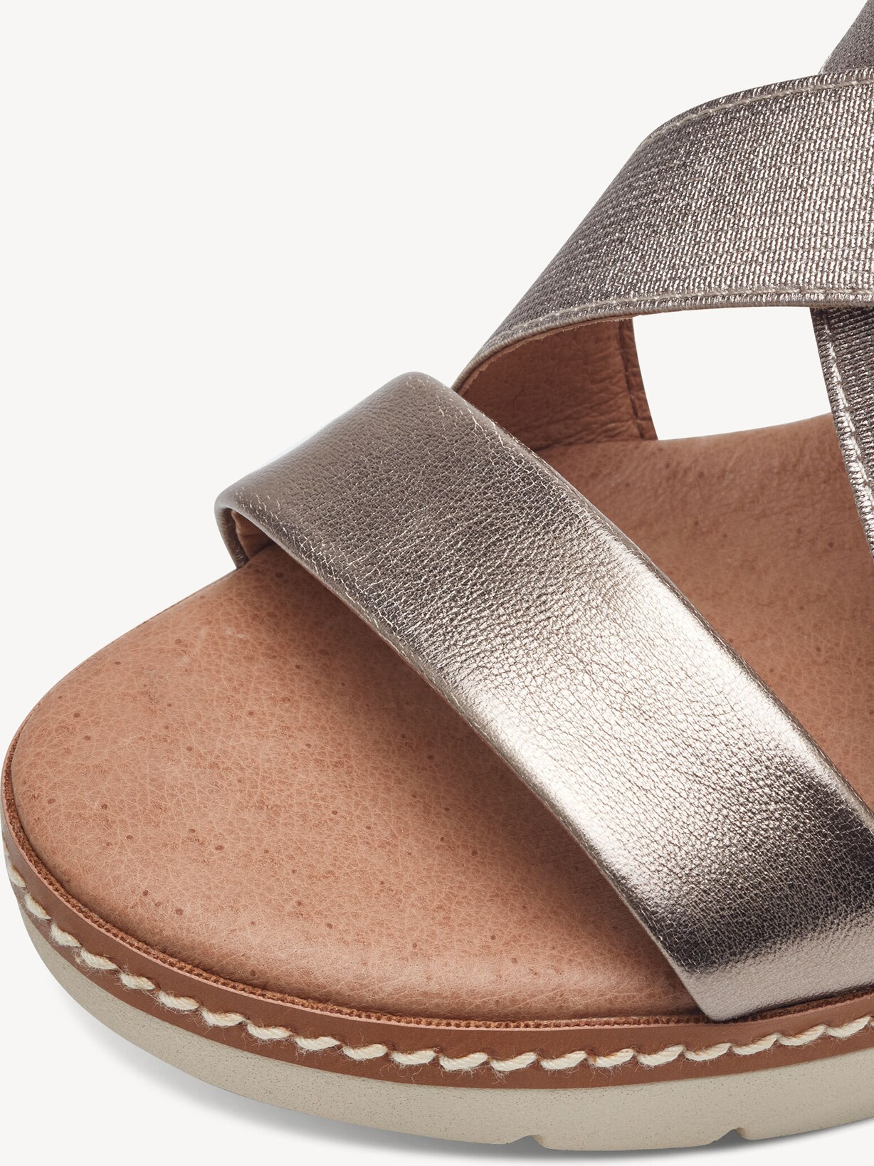 Marco Tozzi, Ledersandale - rosa ROSE METALLIC, Bild 4 von 6