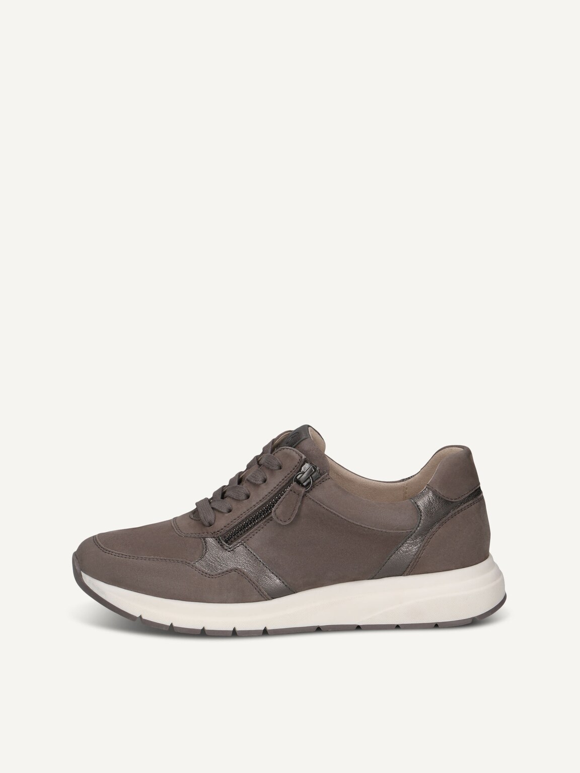 Caprice, Leather Sneaker - beige TAUPE COMB, image 2 of 5