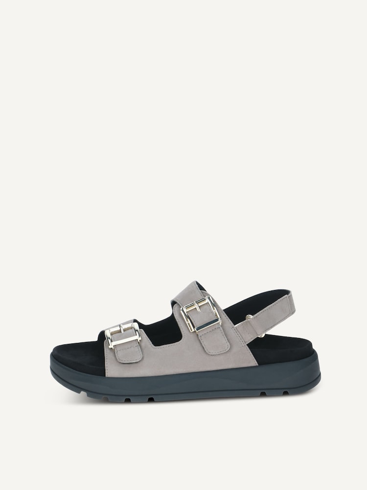 Caprice, Leather Sandal - brown MUD SUEDE, image 3 of 6