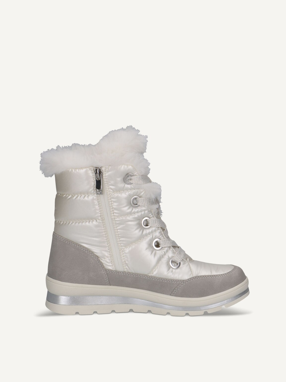 Caprice, Bootie - white warm lining PEARL COMB, image 3 of 5