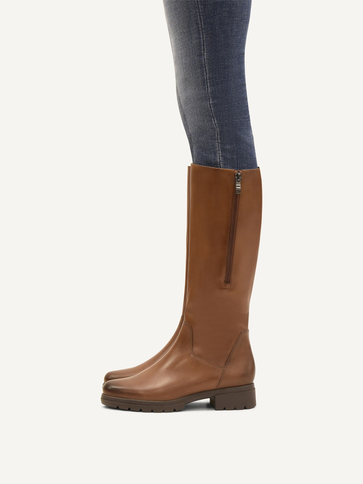Caprice, Leather Boots - brown COGNAC NAPPA, image 2 of 6