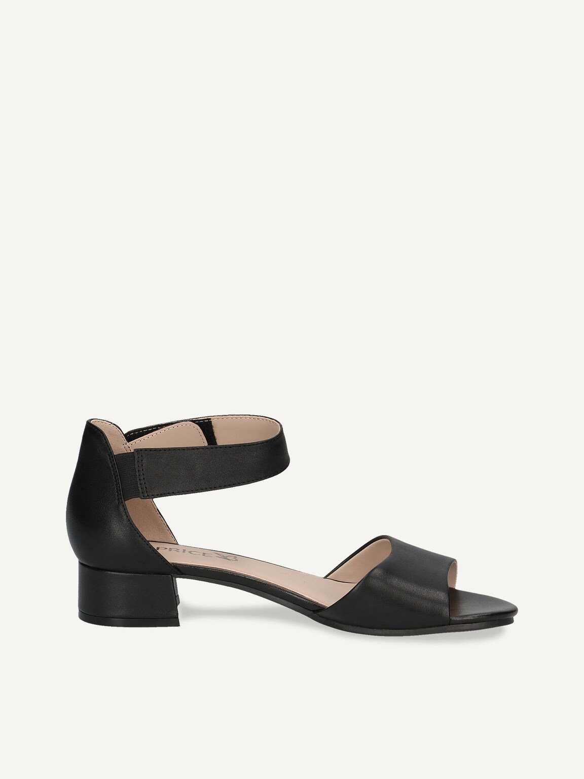Caprice, Leather Heeled sandal - black BLACK NAPPA, image 3 of 5