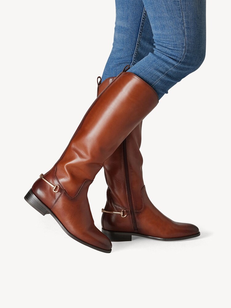 Marco Tozzi, Lederstiefel - braun COGNAC, Bild 2 von 7