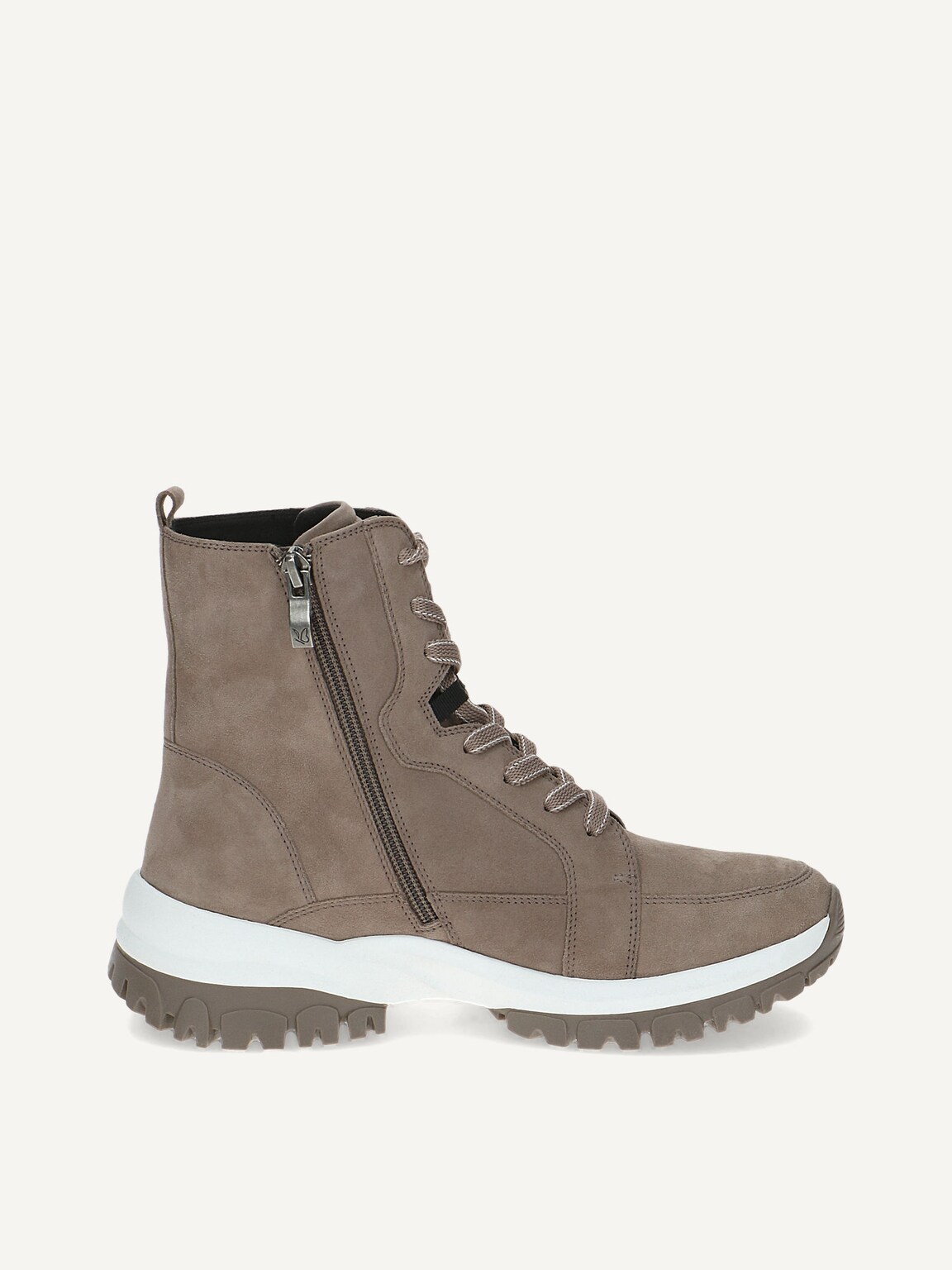 Caprice, Leather Bootie - brown warm lining MUD SUEDE, image 3 of 5