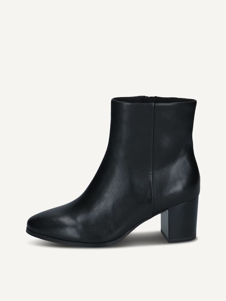 Caprice, Bottine en cuir - noir BLACK NAPPA