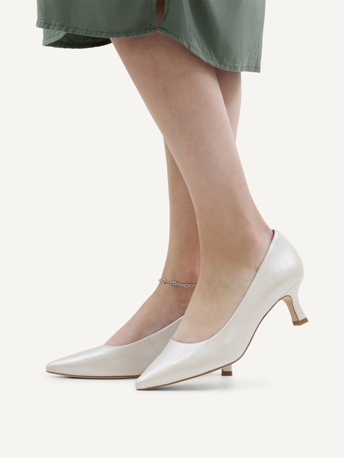 Caprice, Leather Pumps - white OFFWHITE PERL., image 2 of 6