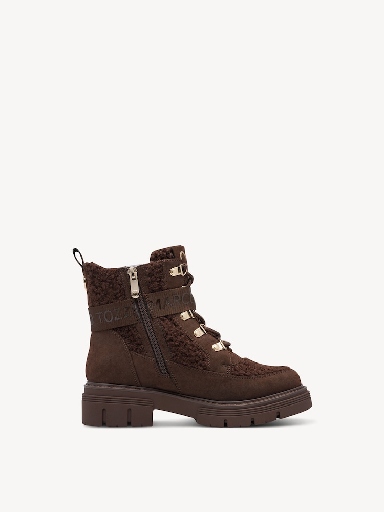 Marco Tozzi, Bootie - brown warm lining, CHOCO COMB, Image 7 of 7